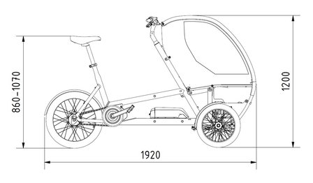 Chike E-Kids Bakfiets